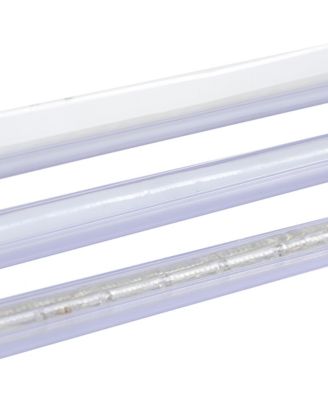 3.3" Plastic U Channel System 5PCS DEL-M011M for 9/16"W Warm White Rope Light Models DEL-D50W,DEL-D100W,DEL-D150W