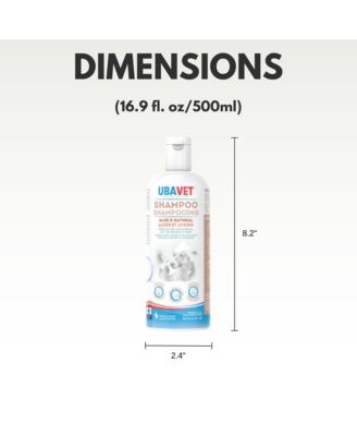 Aloe & Oatmeal Shampoo for Dogs & Cats – Gentle Hydrating Formula – (16.9 fl oz / 500ml)
