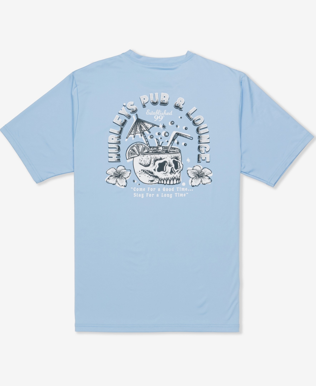 Men's Hybrid Short Sleeve T-Shirt - Eifel blue