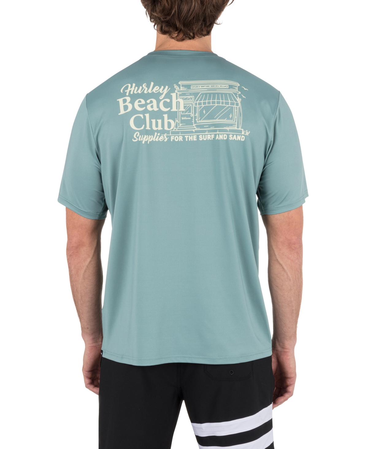 Men's Hybrid Short Sleeve T-Shirt - Eifel blue