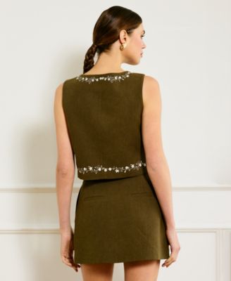 Women's Brea Embroidered Sleeveless Top