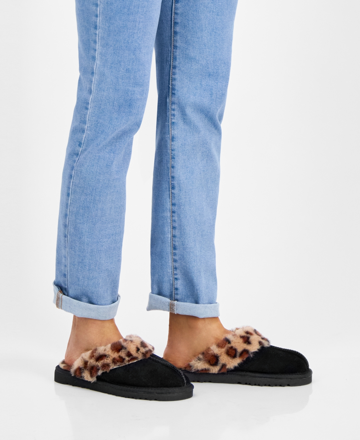 Style & Co Women's Rosiee Slippers, Created For Macy's In Black