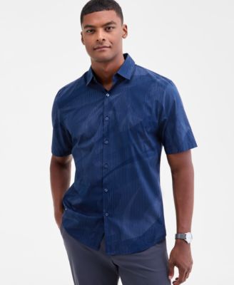 Men's Interstellar Patterned Shirt, Macy's Exclusive