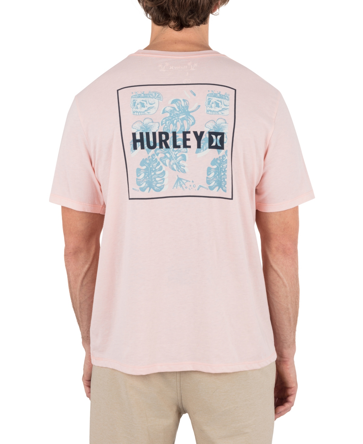 Men's Four Corners Short Sleeve T-Shirt - Candy pink heather