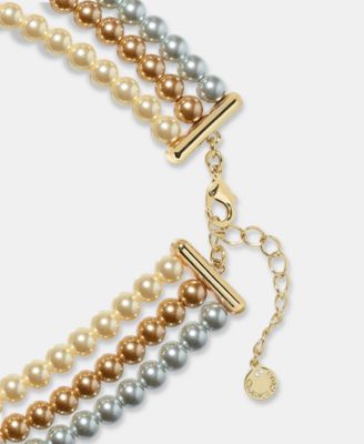 Three-Row Statement Necklace, Macy's Exclusive