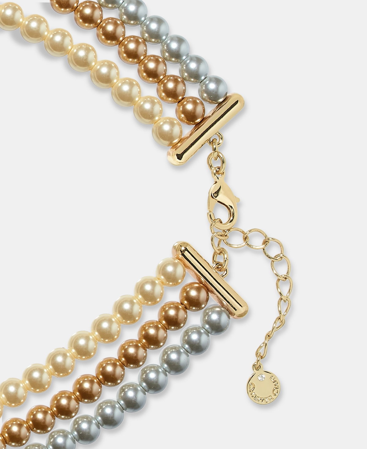 Charter Club Three-row Statement Necklace, Macy's Exclusive In Multi