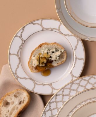 Eternal Palace Gold Set of 4 Bread Butter/Appetizer Plates, 6-1/2"