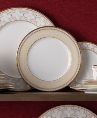 Trefolio Gold Set of 4 Salad Plates, 8.50"