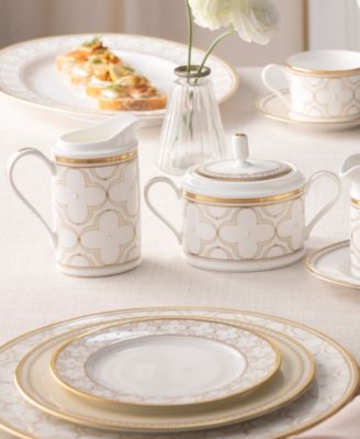 Trefolio Gold Sugar & Creamer Set