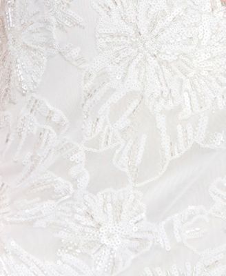 Juniors' Sequined Rhinestone Strap Bodycon Dress