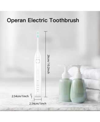 Operan Sonic Electric Toothbrush for Adults with 5 Modes, IPX7 Waterproof, 8 Brush Heads, Travel Case