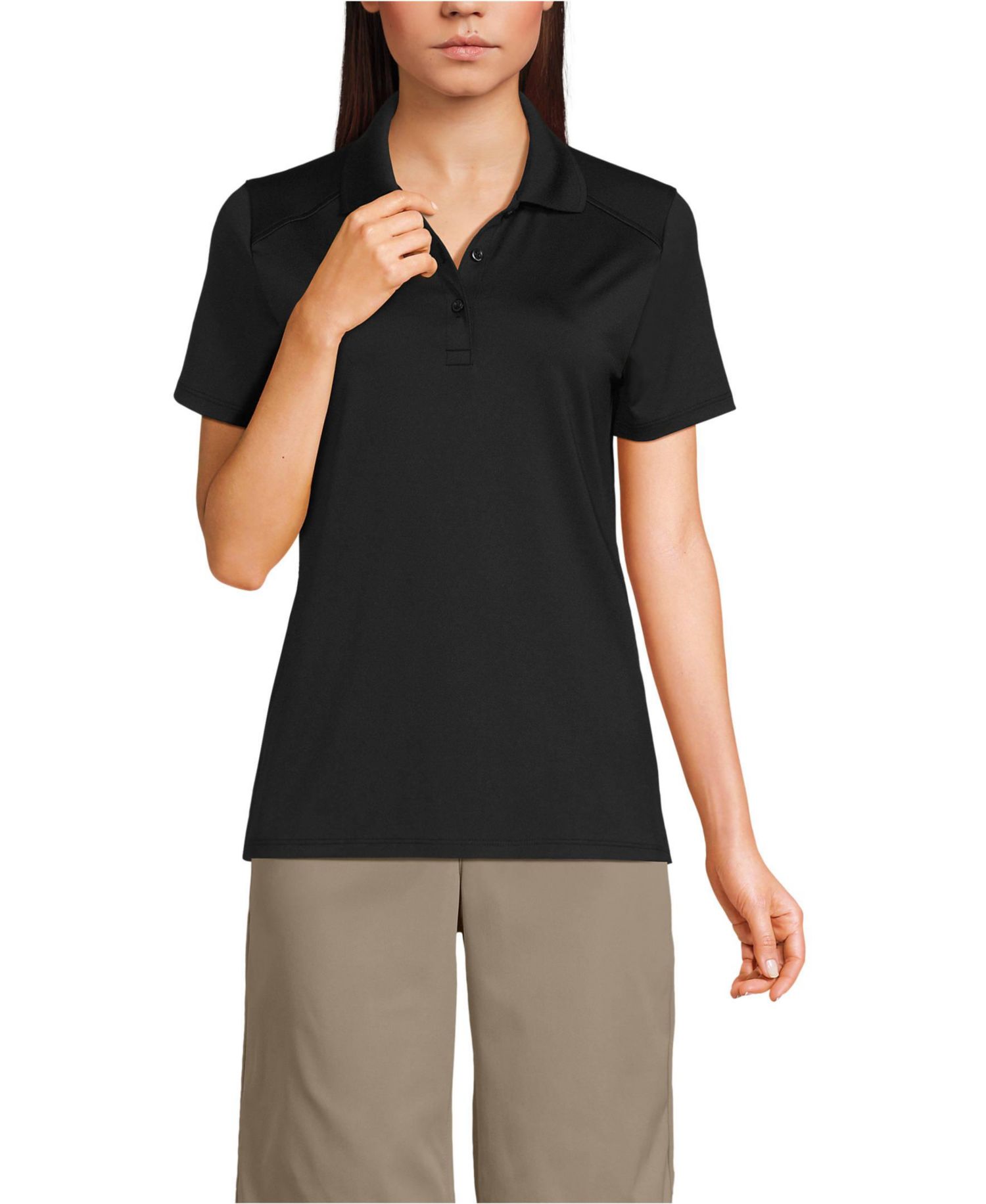 Women's Short Sleeve Feminine Fit Rapid Dry Polo Shirt