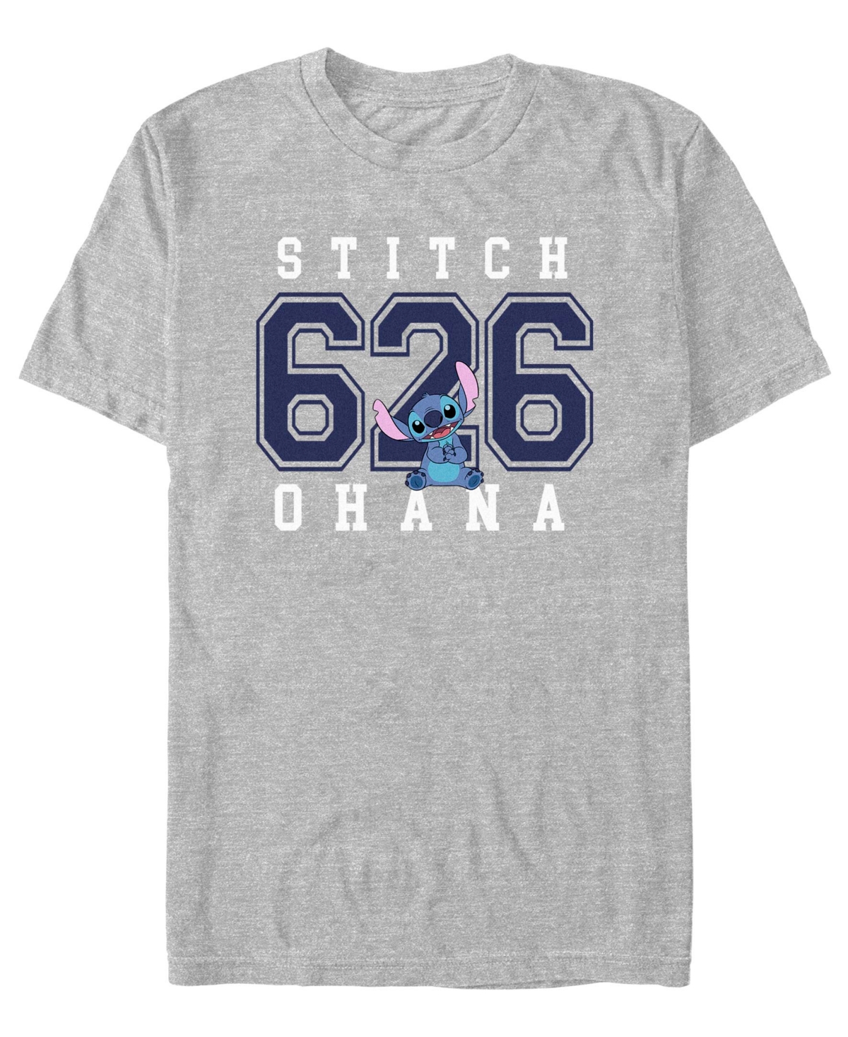 Men's Stitch Ohana Short Sleeve T-Shirt - Athletic heather