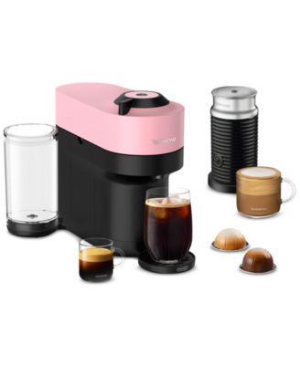Nespresso - Vertuo Pop+ Coffee and Espresso Maker by DeLonghi with Milk Frother, Candy Pink