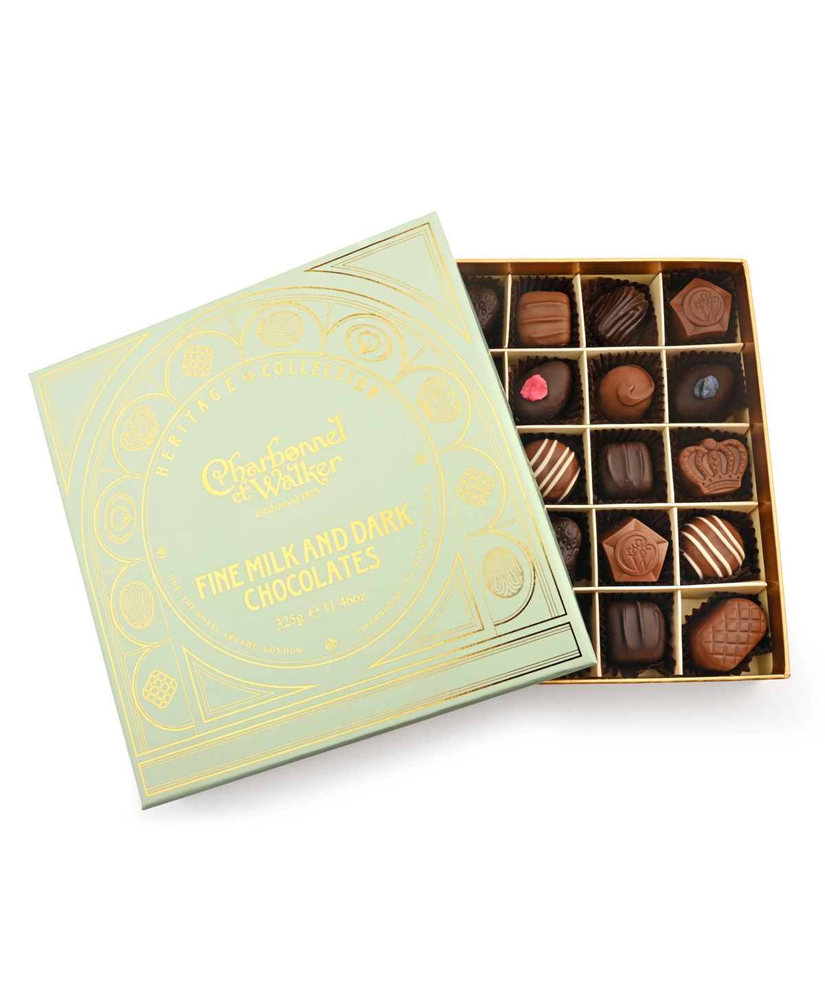 Charbonnel Et Walker Heritage Milk And Dark Selection, 25 Pieces In Transparent
