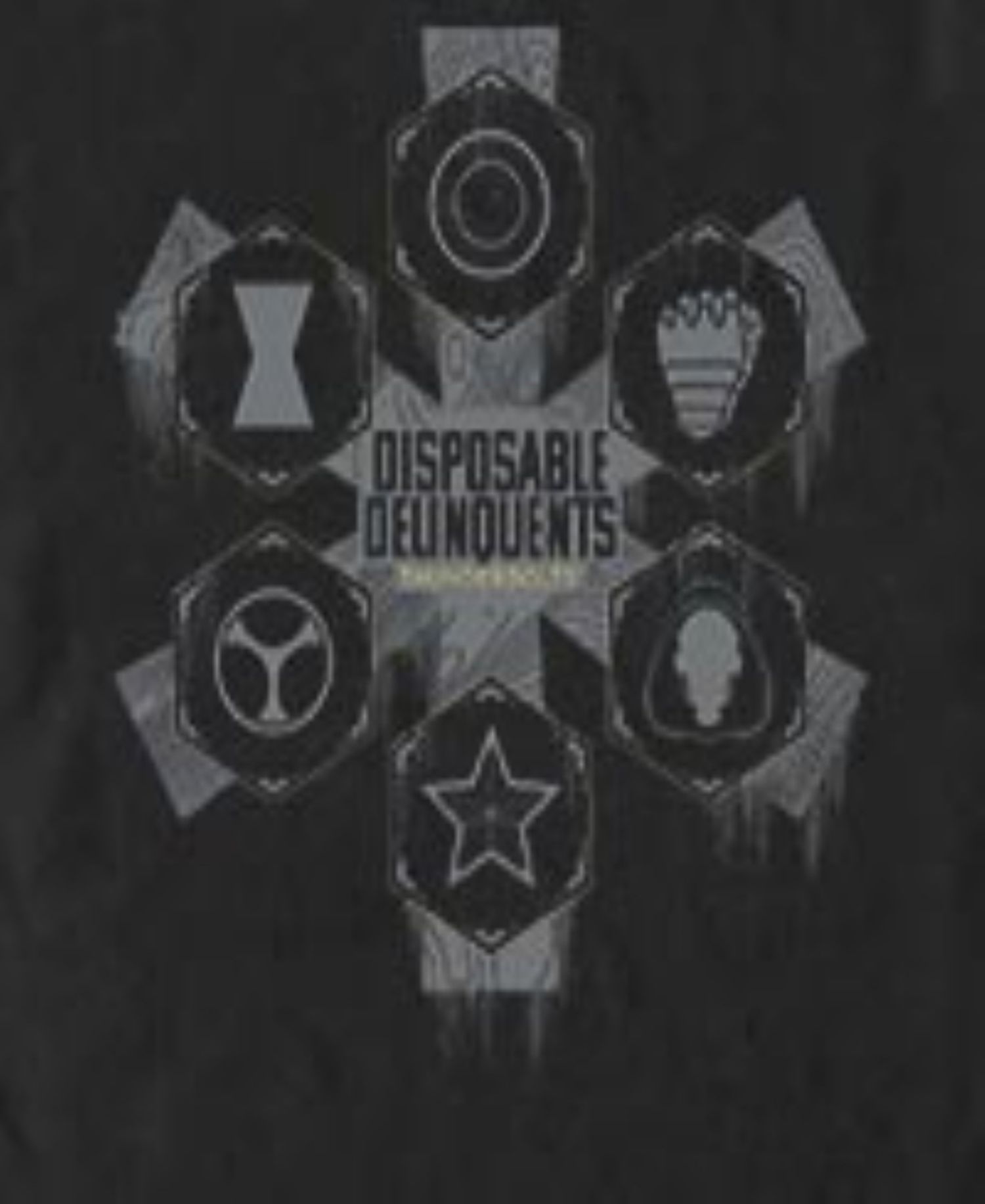 Men's Disposable Delinquents Logos Short Sleeve T-Shirt