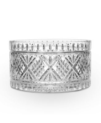 Dublin Crystal Salad Bowl with Salad Server Set