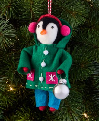 Tiny Tidings Dressed-Up Penguin Ornament, Macy's Exclusive