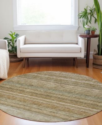 Burano Washable BU5 8'x8' Round Area Rug