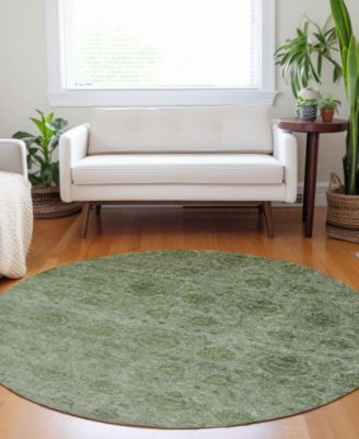 Burano Washable BU8 8'x8' Round Area Rug