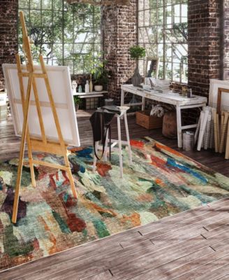 Boca Washable BO8 3'x5' Area Rug