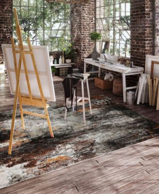 Boca Washable BO10 3'x5' Area Rug