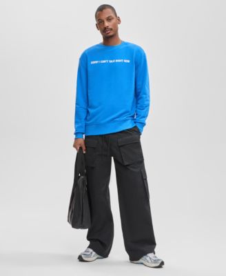 Men's Cotton Sorry Graphic Sweatshirt, Macy's Exclusive