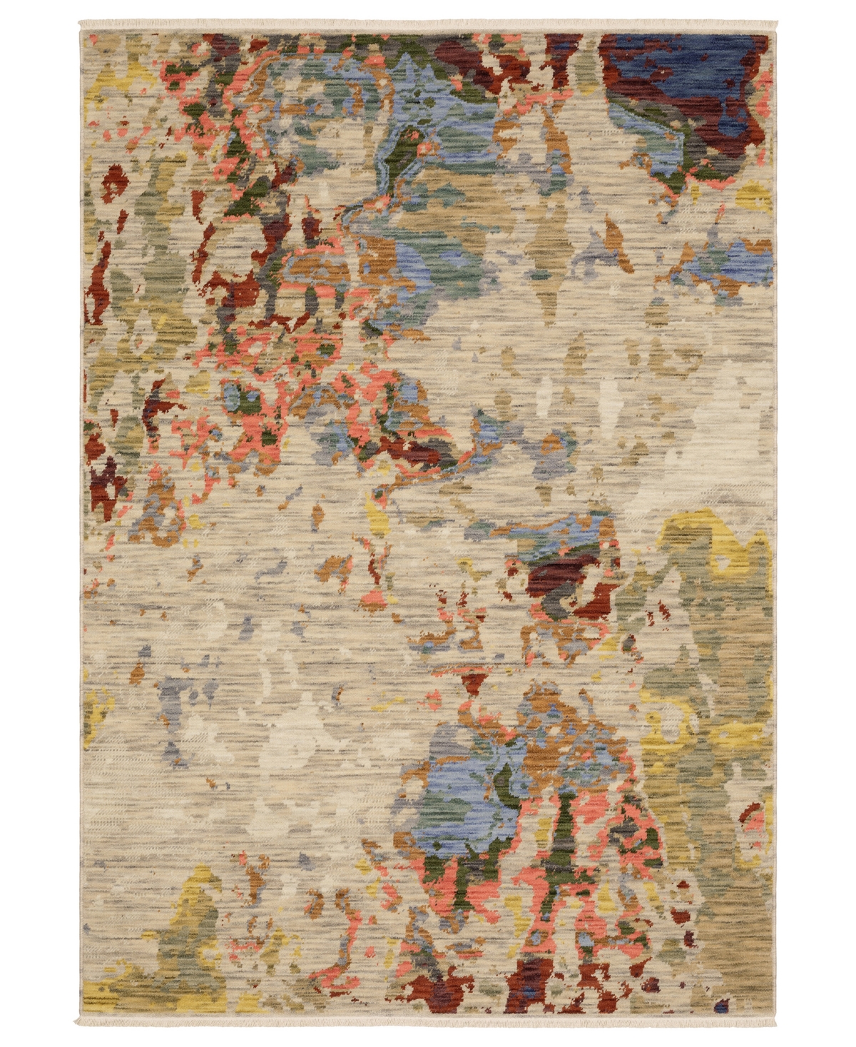 Oriental Weavers Soleri Sol09 9'10"x12'10" Area Rug In Sand