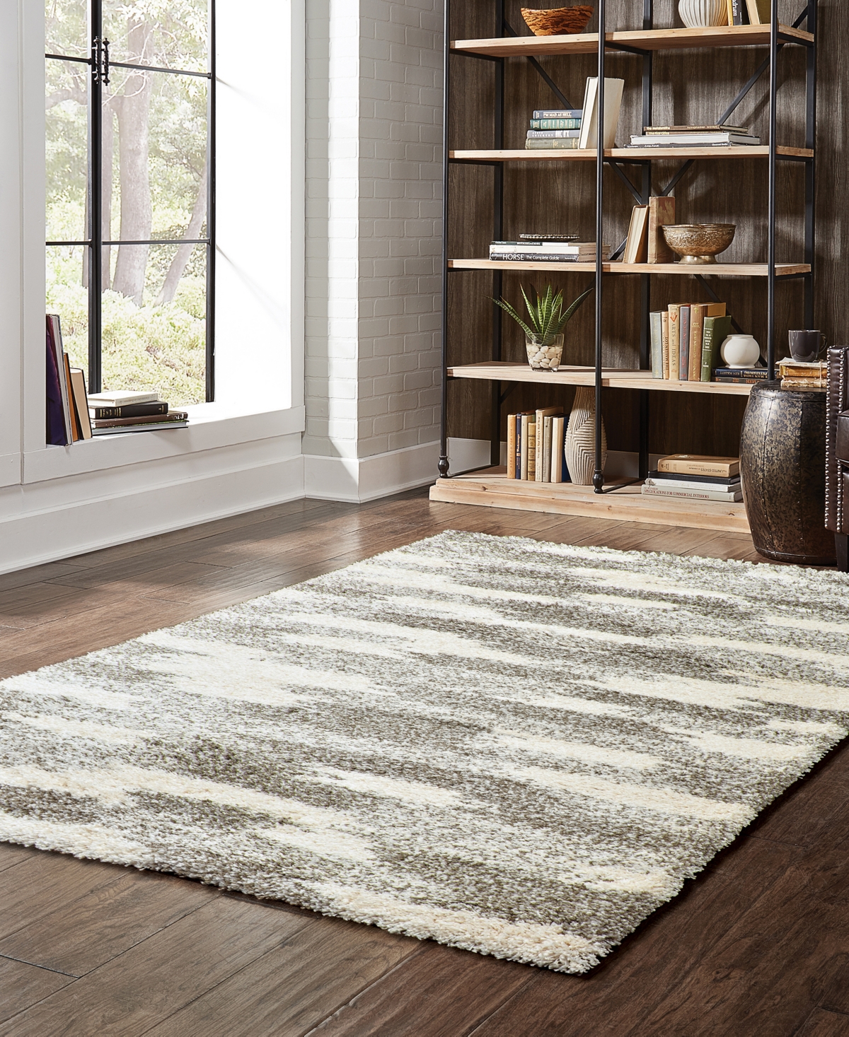 Oriental Weavers Henderson Shag 565j9 Rug Collection In Gray