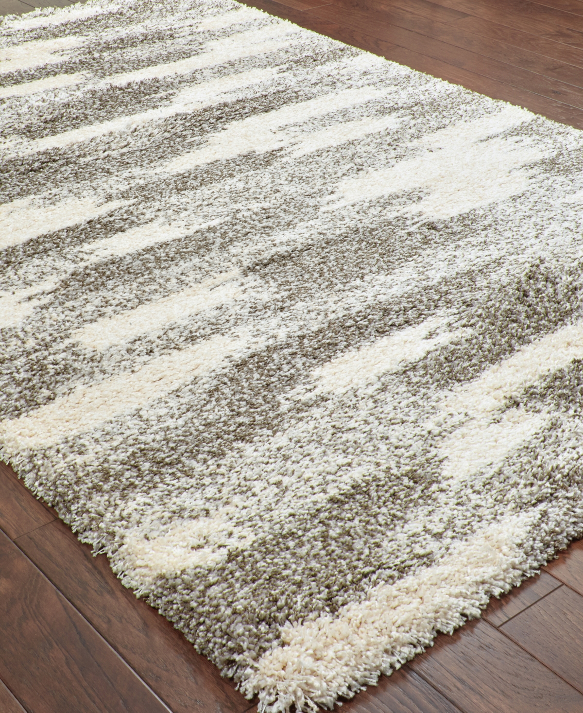 Oriental Weavers Henderson Shag 565j9 5'3"x7'6" Area Rug In Gray