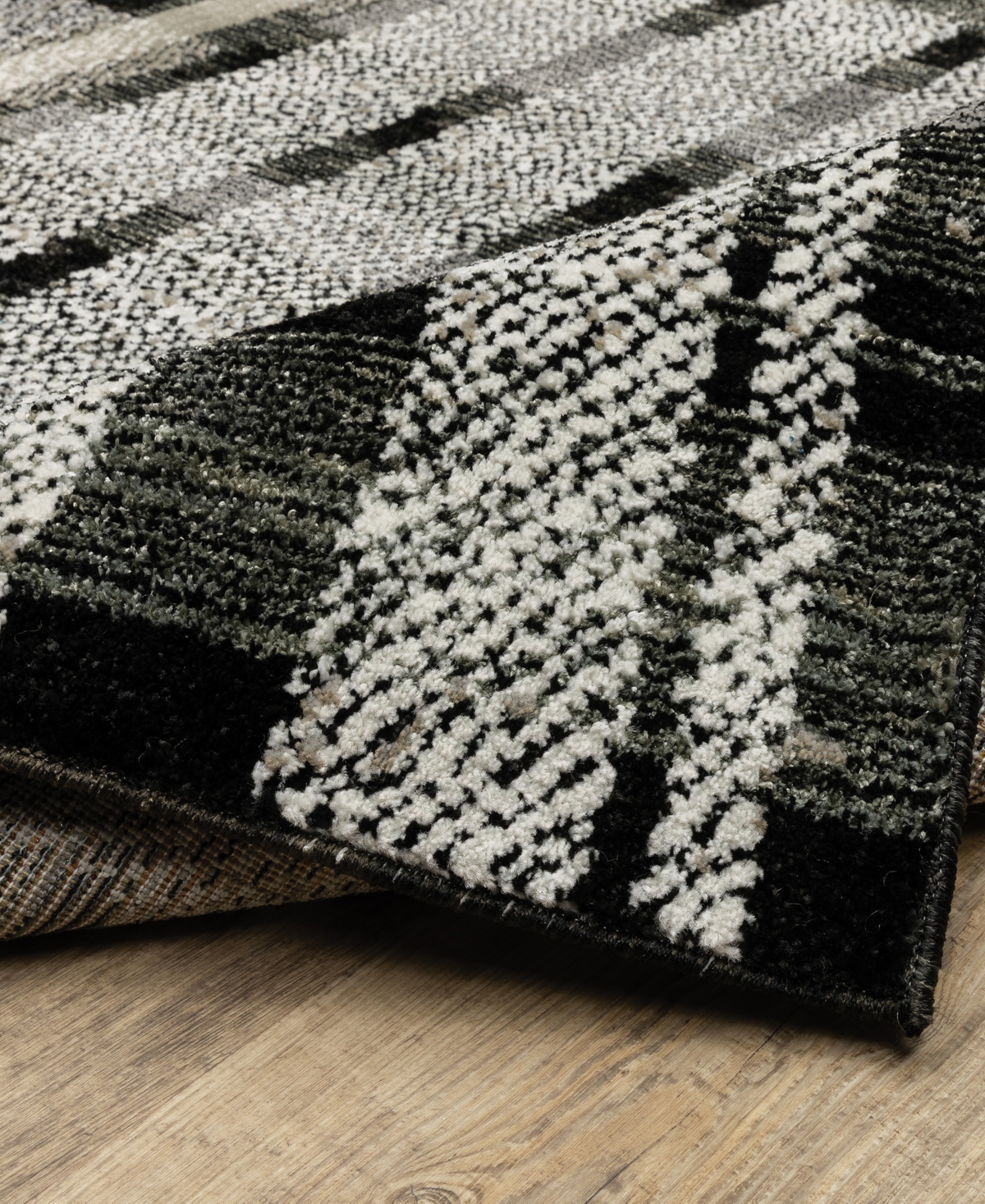 Oriental Weavers Atlas 752c0 2'6"x12' Runner Area Rug In Gray