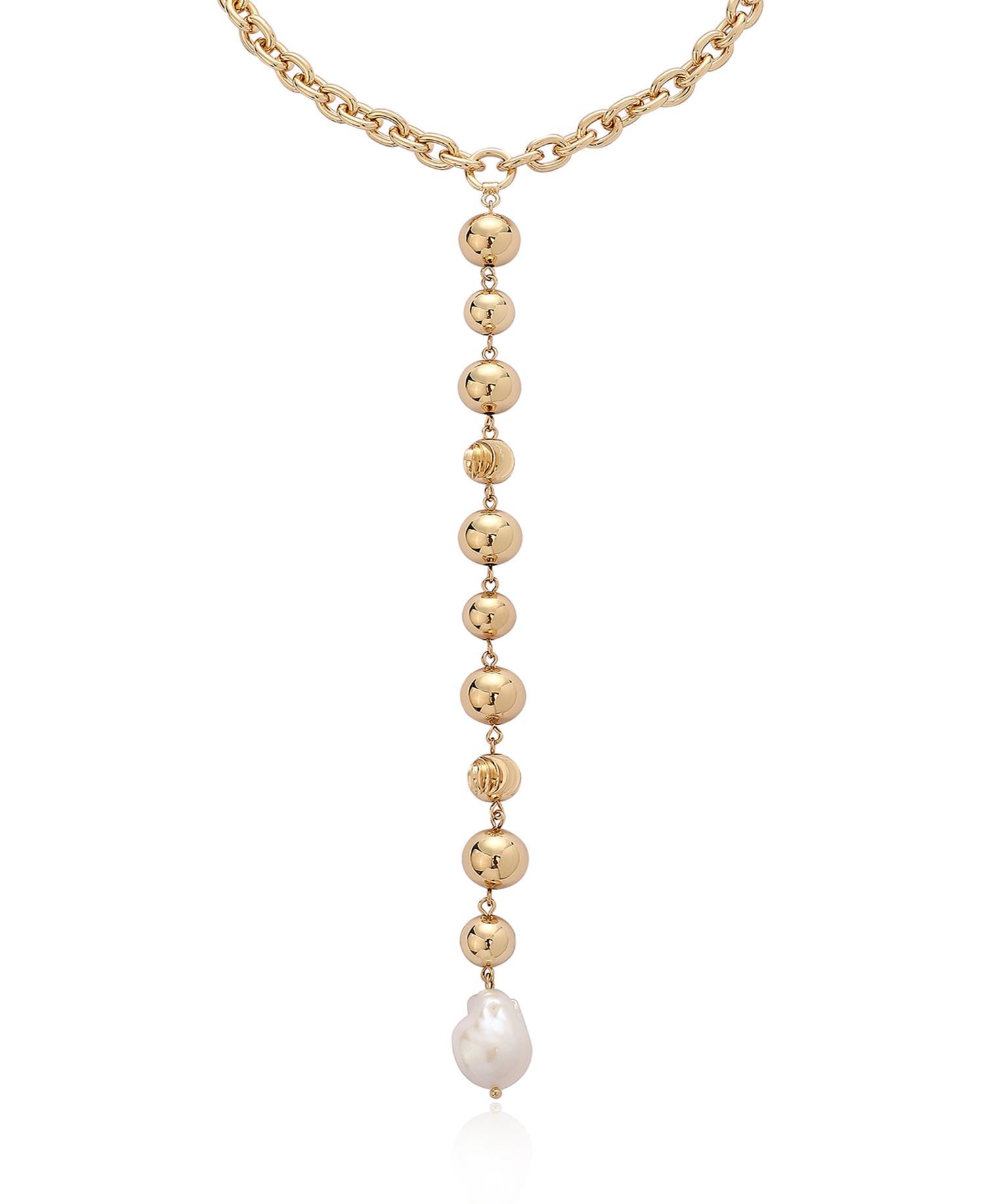 Deep Drop Lariat Necklace