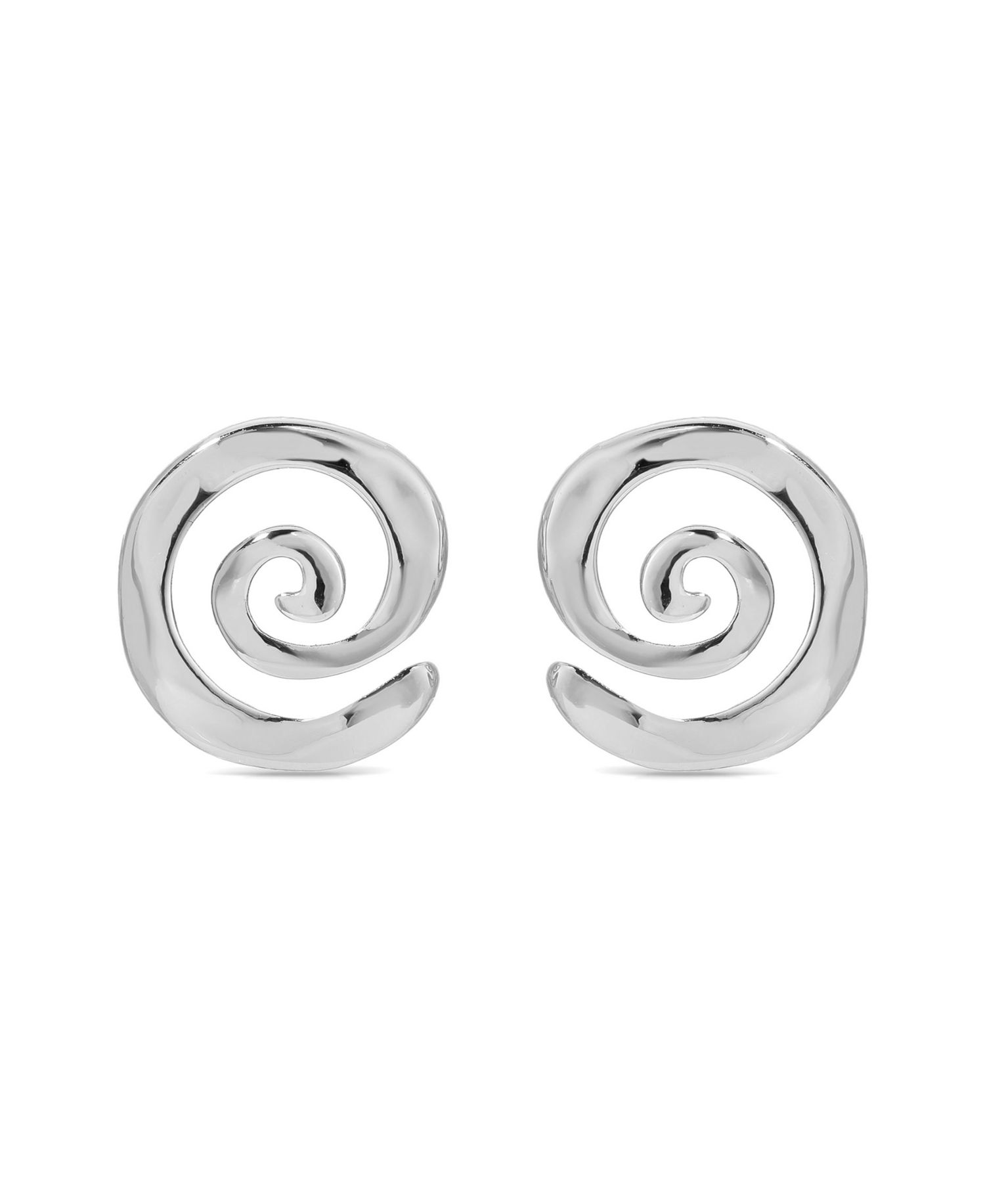 Aura Swirl Stud Earrings