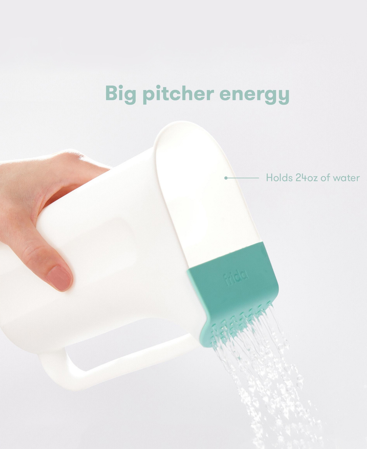 Frida Baby Control The Flow Rinser Cup In White