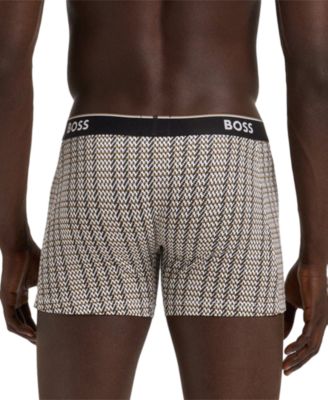 Men's Power 3-Pk. Tipped Logo Waistband Boxer Briefs