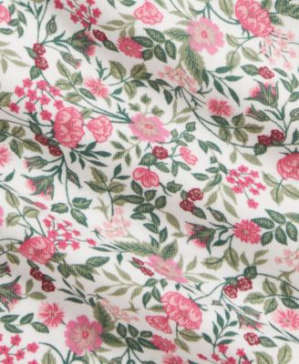 Baby Girls Floral Coveralls