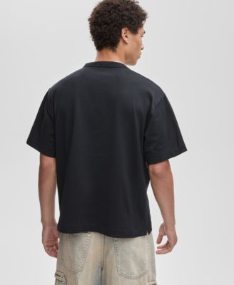 Men's Short-Sleeve Cotton Relaxed Portal T-Shirt, Macy's Exclusive