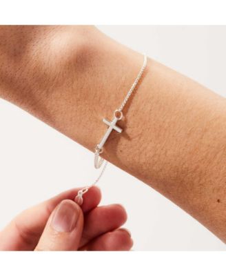 Cross Pull Chain Bracelet
