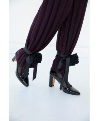Women's Marcelle Pleated Knit Trousers