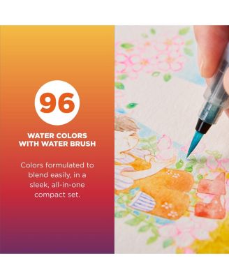Koi Water Studio Watercolors, 3 Piece Set, 96 Colors