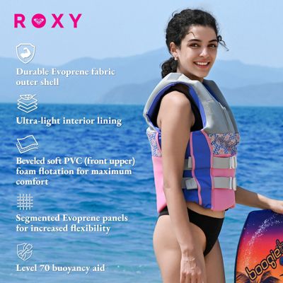 Roxy Women's Life Jacket, USCG Approved Evoprene Daily PFD