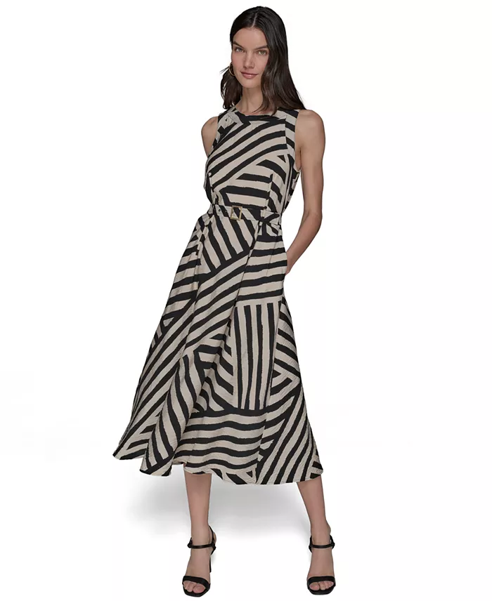 Women's Printed Sleeveless Dress