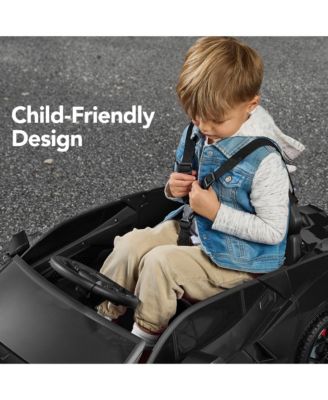 Kids 12V Ride-On Car Officially Licensed Lamborghini Revuelto w/ Remote, LED Lights