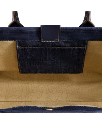 Buddha Pocket Denim Tote