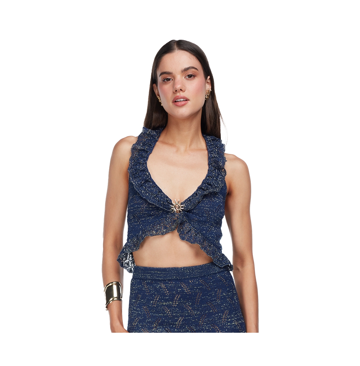 Women's Grecia Top - Navy