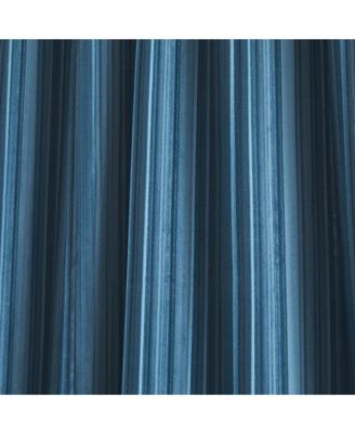 Glam Pleated Velvet Light Filtering Window Curtain Panels Pair 38x84