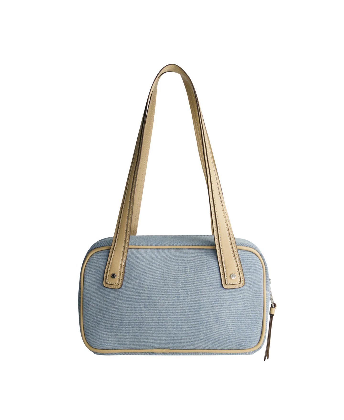 Женская сумка True Religion Small Denim Bowling Satchel, цвет: Джинсовый — фото 2