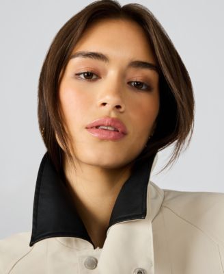 Women's Justina Contrast-Collar Jacket