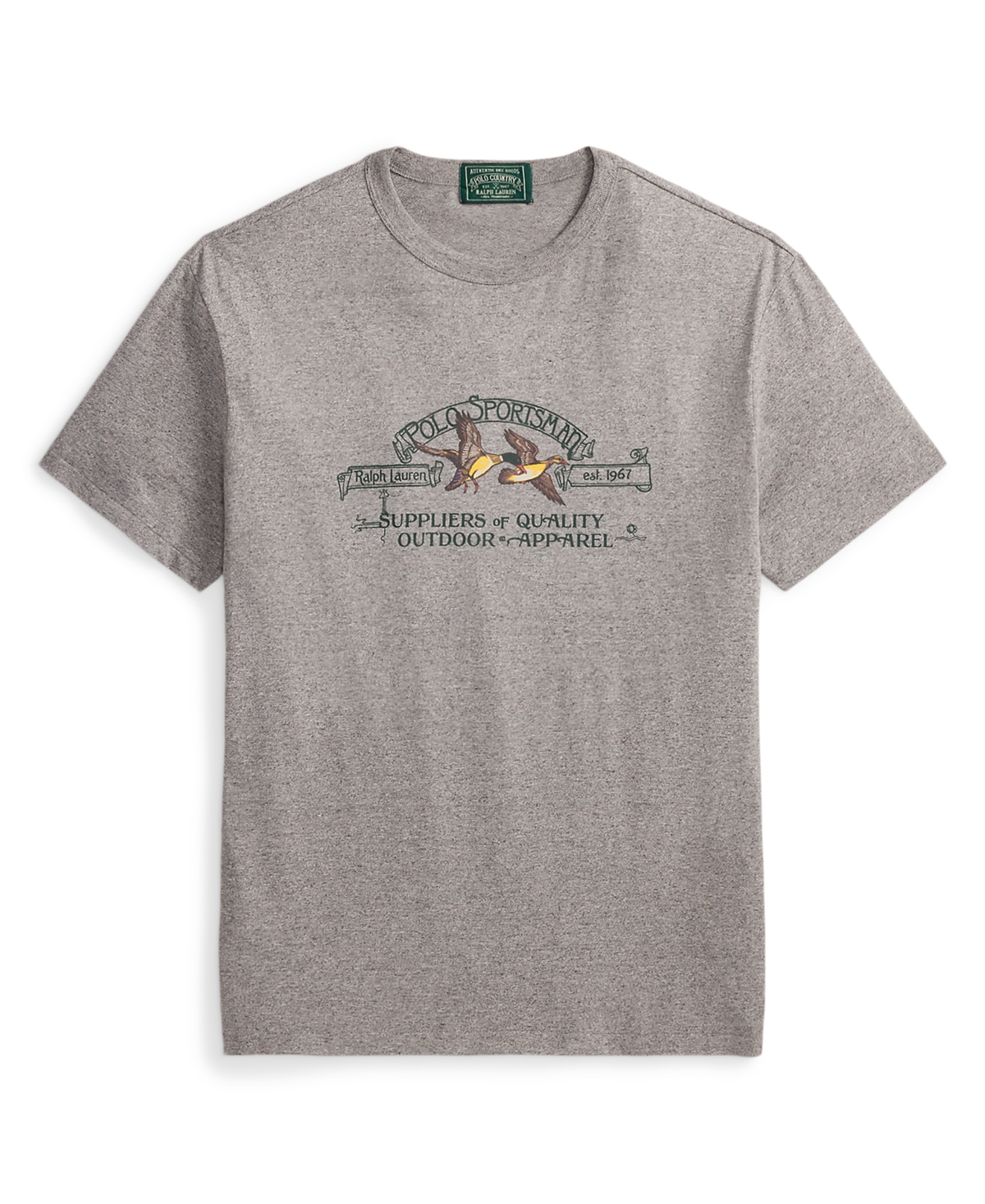 Polo Ralph Lauren Men's Classic-fit Polo Sportsman T-shirt In Gray