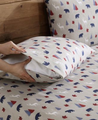 Lodge 100-Thread Count Microfiber 4-Pc. Sheet Set, Queen